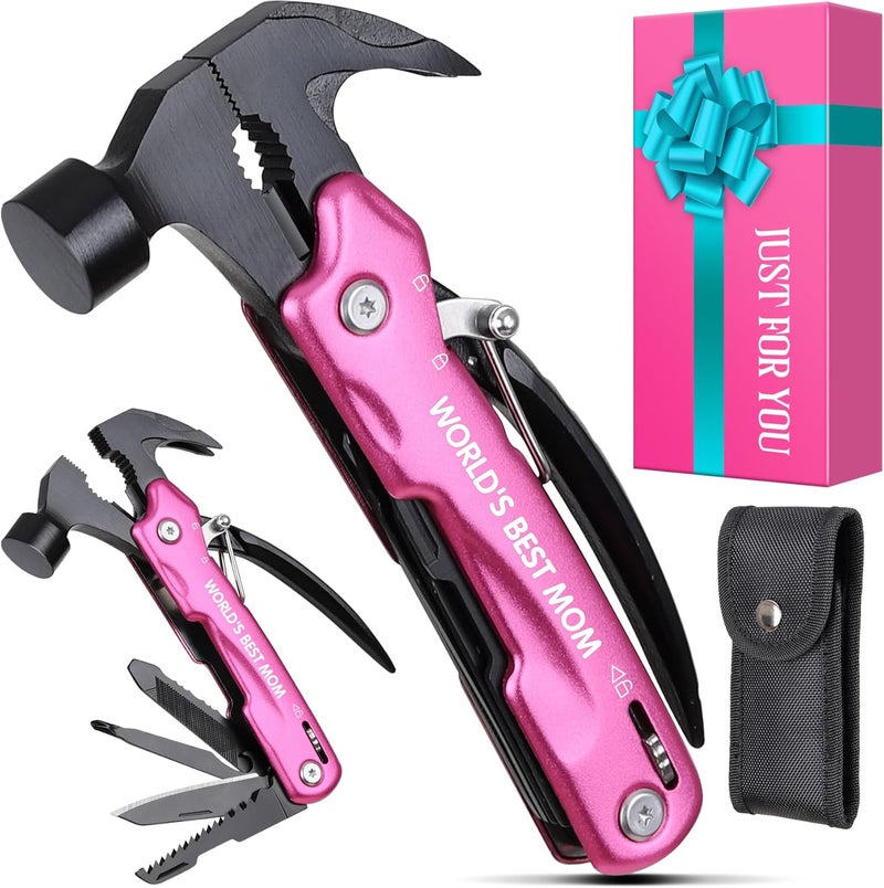 WILLUCK Gifts for Mom from Daughter - Mom Gifts, Stocking Stuffers for Mom - Mom Gifts for Christmas, Mom Presents - Birthday Gifts for Mom, Mothers Day Thanksgiving Gifts from Daughter Son, Multitool Hammer - Image 1